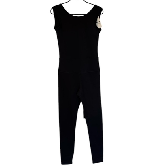 Emma Lou x the Works Black Stretchy Black Scoop Back Jumpsuit Size XL NWT - Picture 9 of 16